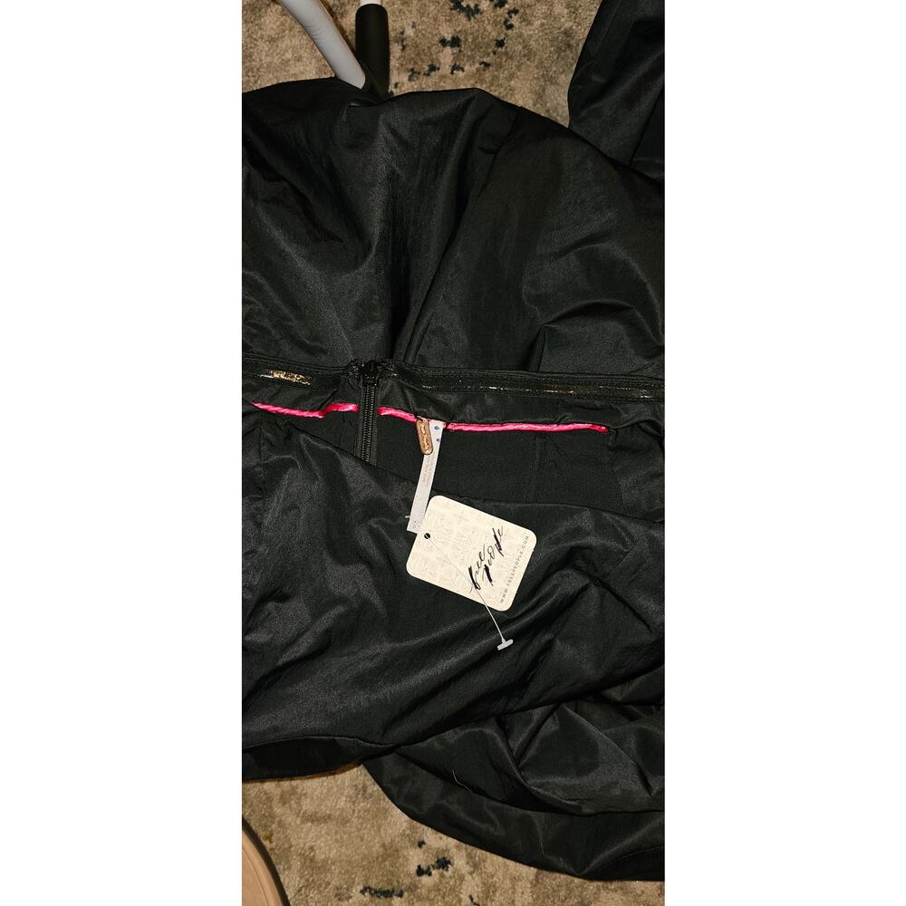 New Free People Alinda Dress $228 SIZE 0 Black Off-The-Shoulder Midi - Picture 9 of 9